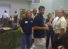 Robert and Steven in August 2008 Cape Chamber meeting