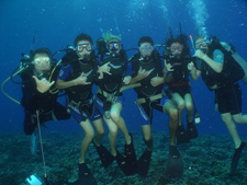 Robert Higgins scuba diving