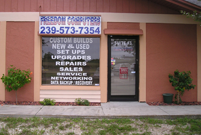 Original Freedom Computers Store Front